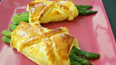 Feuilletés de petits fagots d'asperges