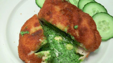 Poulet à la kiev au roquefort