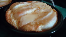 Clafoutis aux poires et poudre d'amandes