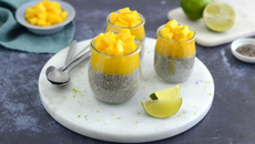 Chia pudding à la mangue