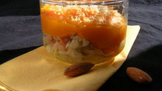 Gratiné de potimarron à l'amande et fruits de mer comme un fish pie