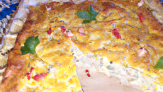 Tarte au poulet et comté