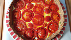 Tarte à la tomate fondante
