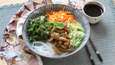 Bobun revisité au porc sauté