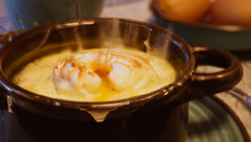 Œufs cocotte à la crème de brie de Meaux