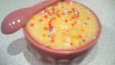 crème dessert aux bonbons
