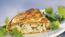 Tourte aux deux saumons