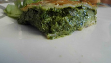 Feuilleté épinard chèvre au mascarpone