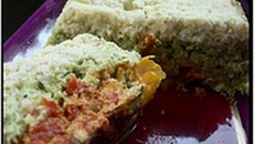 Terrine de poisson, courgette, poivron