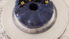 Entremets coco myrtille