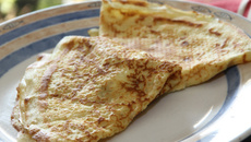 Crêpes à la brandade de morue