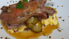 Lapin léger à la moutarde