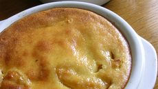 Petits flans aux pommes et au rhum