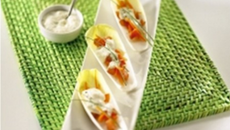 Apéro frais de légumes sauce Reblochon