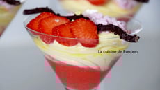 Crème mascarpone et fraises