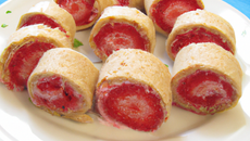 Recette du roulé aux fraises