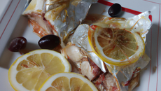 Papillotes de daurade à l'italienne