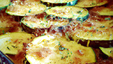 Gratin de courgettes au cumin