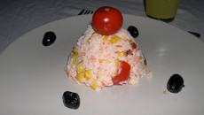 Salade composée de la mer