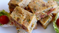 Tortilla de pommes de terre oignon et chorizo