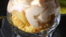 Pomme caramélisée et brioche crémeuse