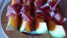 Melon au jambon de Parme