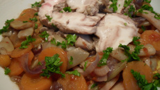 Cervelle de veau à la façon provençale