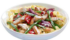 Porc sauté au Philadelphia