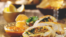 Chausson de poulet sauce tandoori