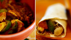 Fajitas à l'indienne - inspiration thaïe