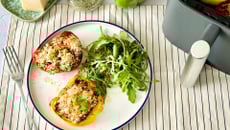 Poivrons farcis à la viande hachée au Air Fryer