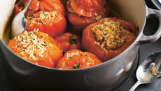 Tomates cœur de bœuf farcies au crabe