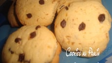 Cookies au pralin et pépites de chocolat
