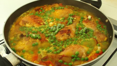 Riz safrané au poulet