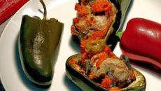 Poivrons farcis aux anchois
