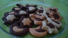 Biscuits bicolores