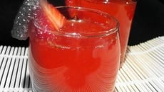 Panaché fraises à la rose