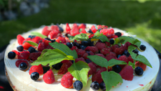 Cheesecake aux fruits rouges