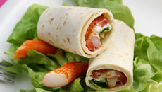 Roulade de bâtonnets Coraya Suprêmes et fromage frais