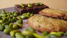 Cookies chocolat-pistache rapides