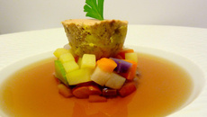 Foie gras façon pot au feu