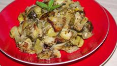 Compotée de courgettes confites