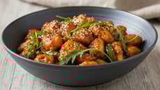 Wok de poulet au miel rapide