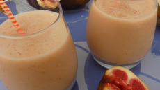 Poire et figue en smoothie