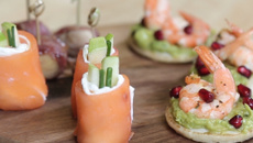 Makis de saumon fumé à la pomme Granny Smith