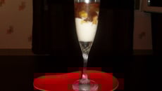 Verrine de fruits au chocolat maison