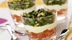 Verrines méditerranéennes au Chavroux®