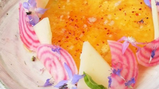 Salade de tomate ananas au fromage Pur Brebis Pyrénées