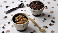 Duo de granités café et chocolat