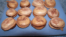 Macarons au chocolat maison